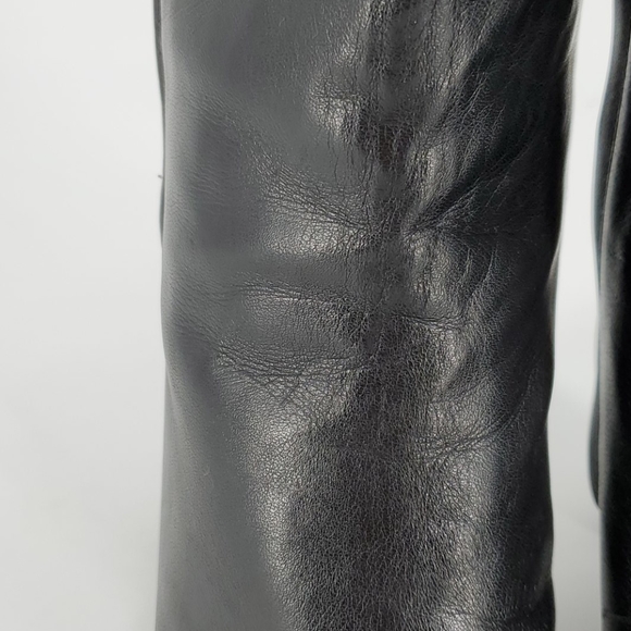 Cole Haan Black Leather Calf Boots Size 10 - Picture 9 of 13